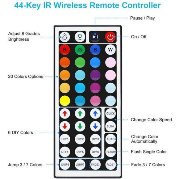 Color Changing 16.4FT RGB LED Light Strip - Picture 5 of 7